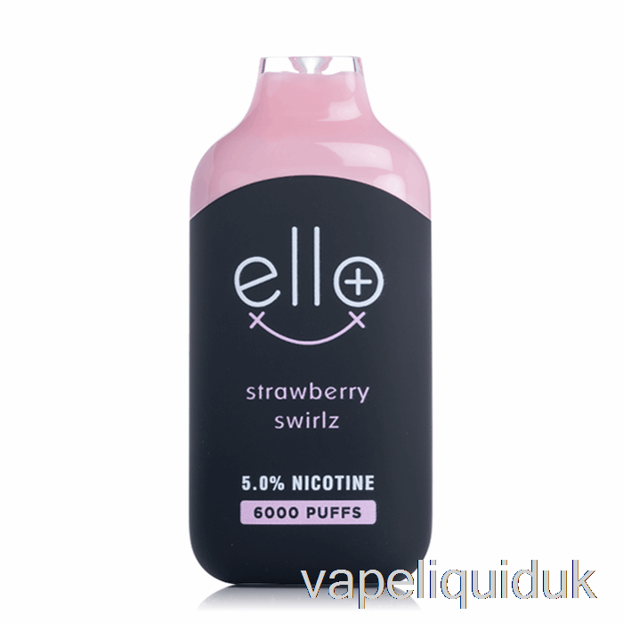 BLVK ELLO Plus 6000 Disposable Strawberry Swirlz Vape Juice